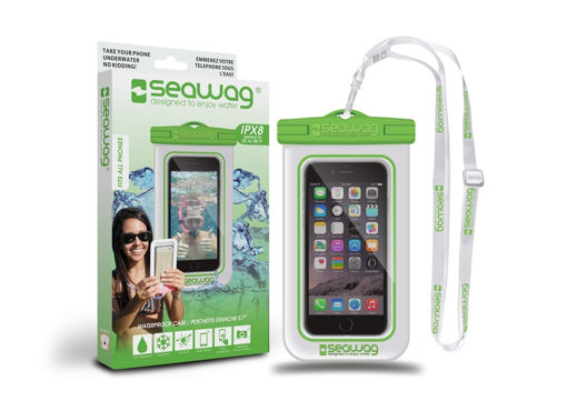 Picture of SEAWAG WATERPROOF CASE FOR SMARTPHONES WHITE & GREEN